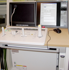 Ｘ線透視診断装置の操作と画像処理ユニット